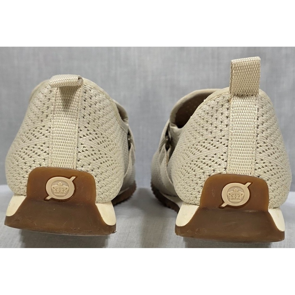 Born Womens Knit Slip On Sneakers Beige Tan‎ Elastic Strap Loafers BR0043278 10M - Picture 7 of 14